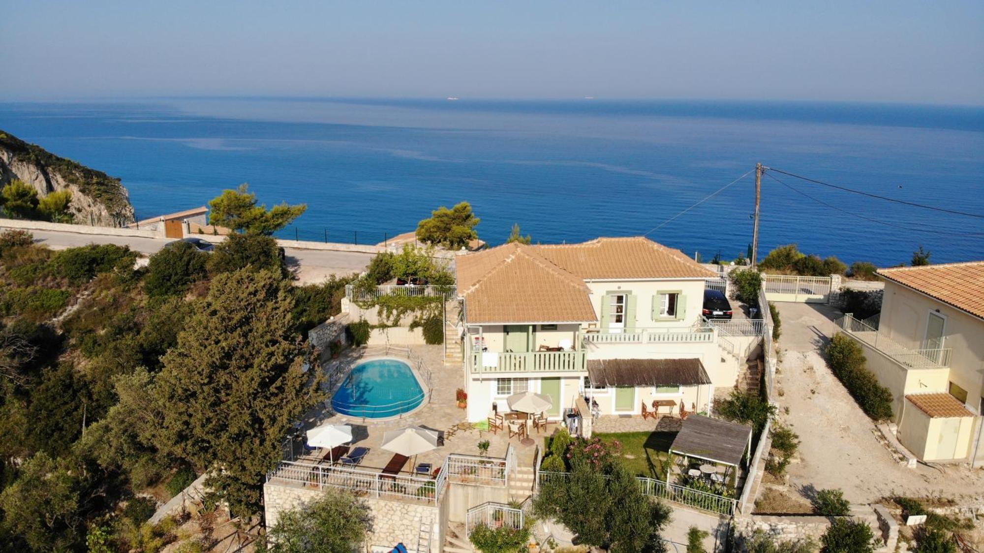 Deep Blue- Rosemary Sea View Apartamento Áyios Nikítas Exterior foto